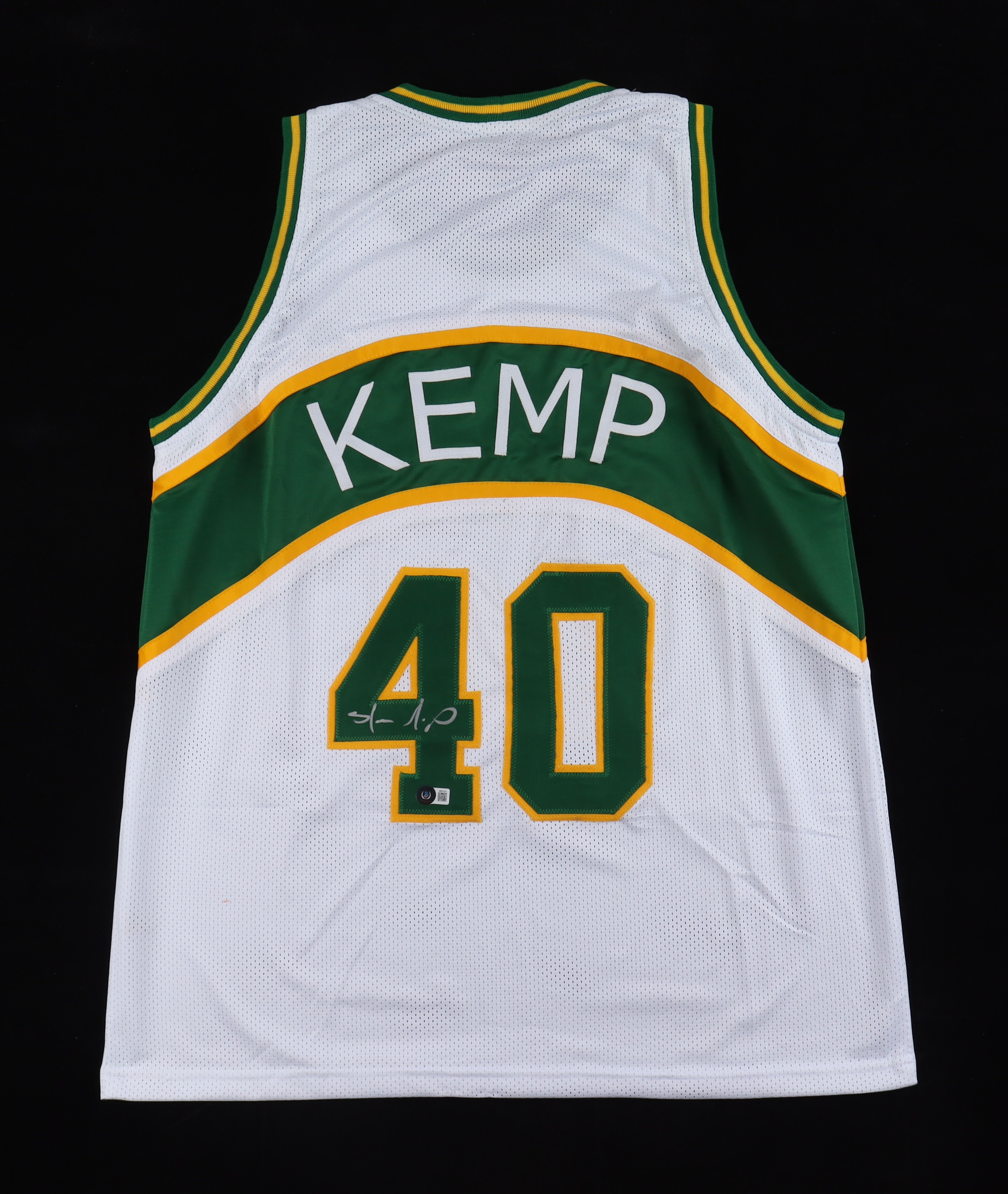 Shawn Kemp Signed Jersey (Beckett) at PristineAuction.com Shawn Kemp Signed Jersey (Beckett) at PristineAuction.com