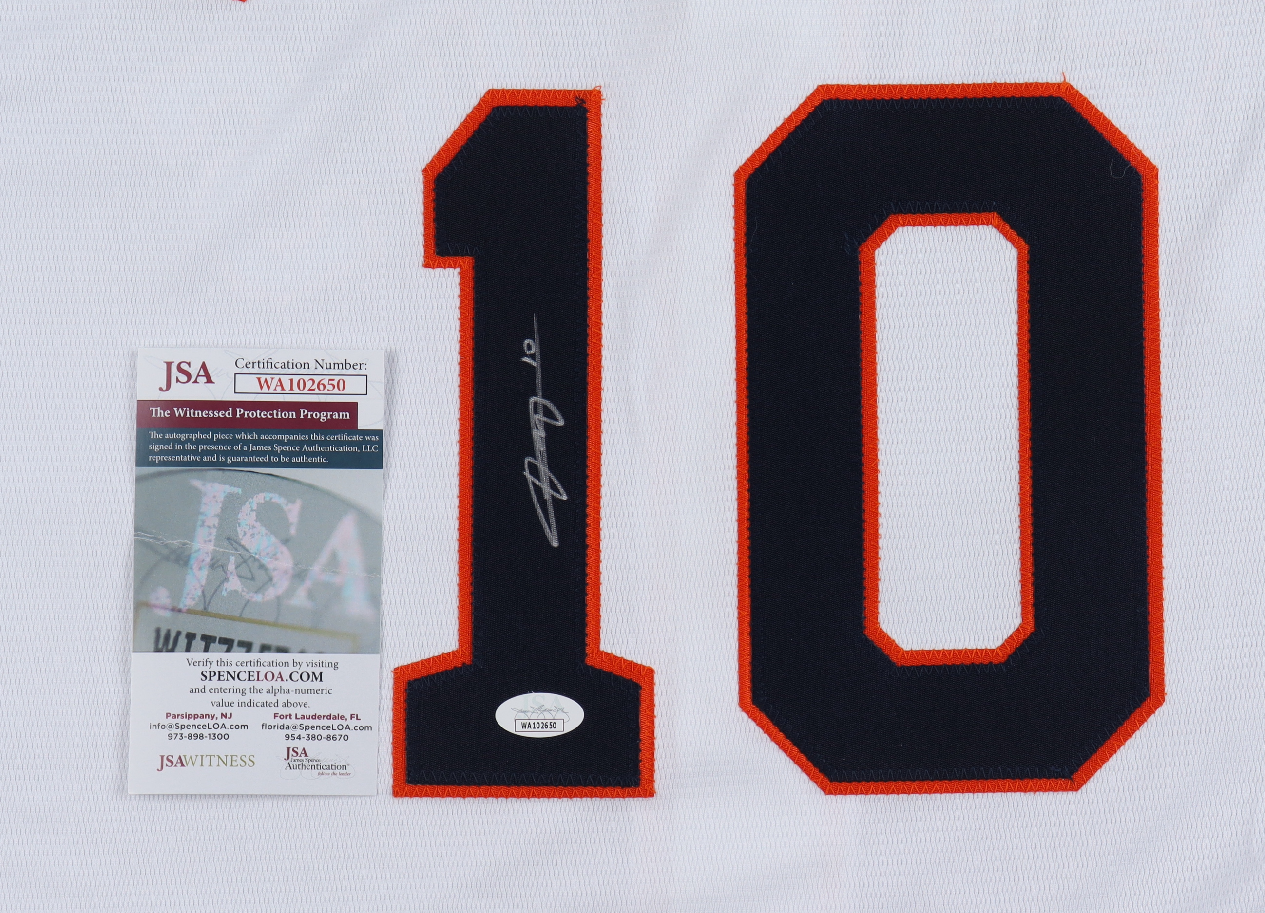 Yulieski Gurriel Signed Astros Jersey (JSA) at PristineAuction.com Yulieski Gurriel Signed Astros Jersey (JSA) at PristineAuction.com