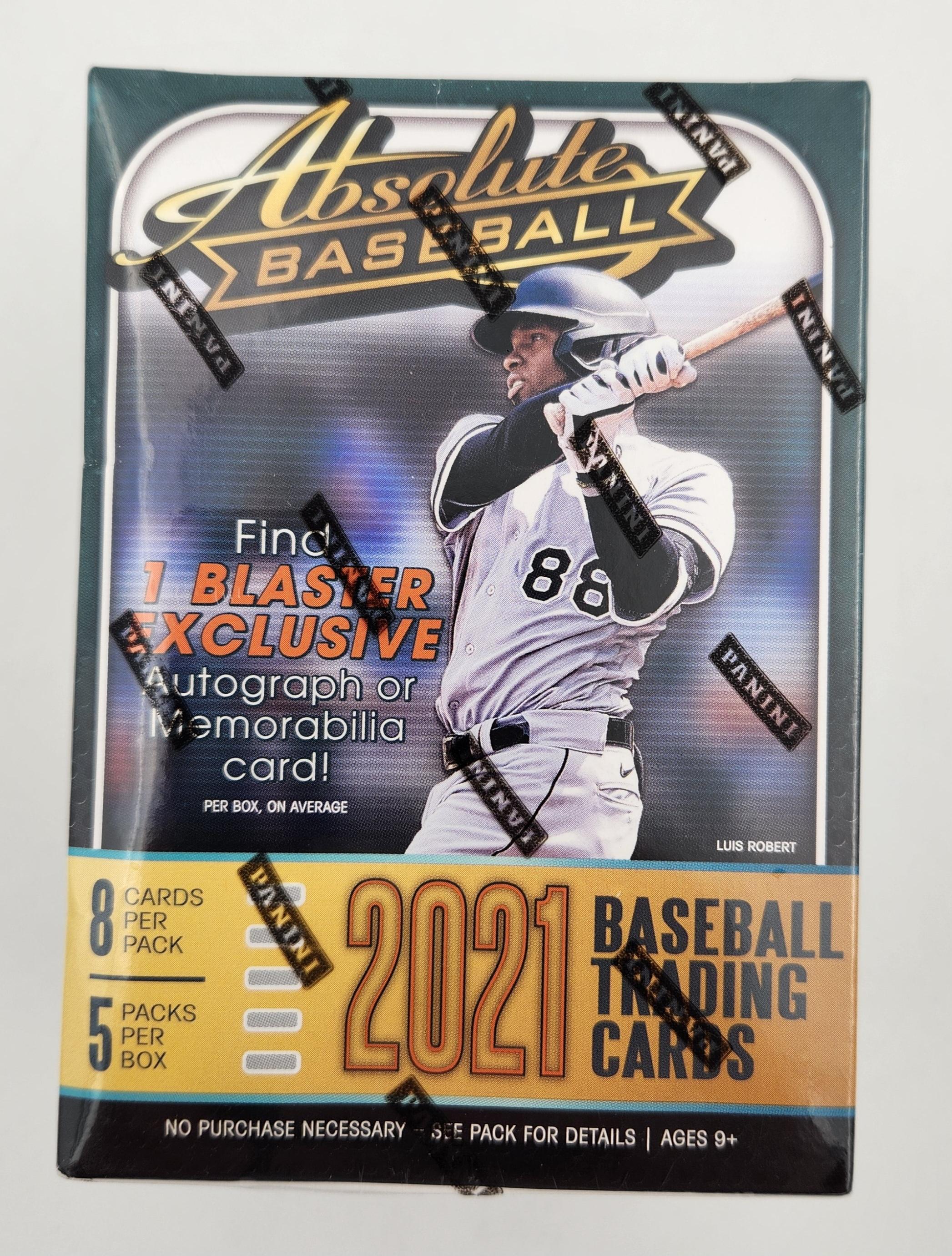 2021 Panini Absolute Baseball Blaster Box with (5) Packs at PristineAuction.com 2021 Panini Absolute Baseball Blaster Box with (5) Packs at PristineAuction.com