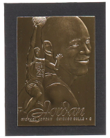 Michael Jordan 1997 Fleer 23Kt Gold Card at PristineAuction.com