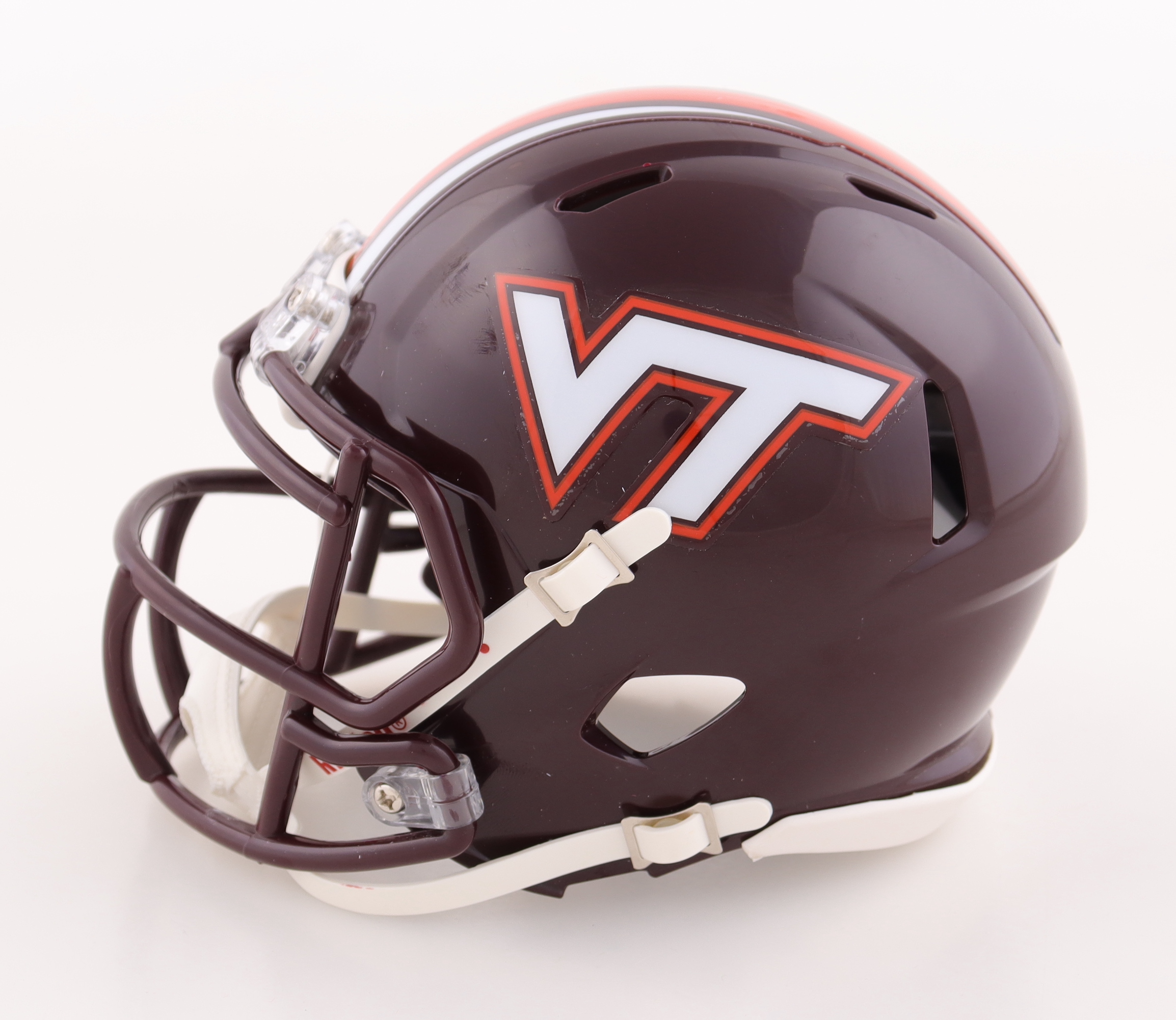 Michael Vick Signed Virginia Tech Hokies Speed Mini Helmet (Beckett) at PristineAuction.com Michael Vick Signed Virginia Tech Hokies Speed Mini Helmet (Beckett) at PristineAuction.com