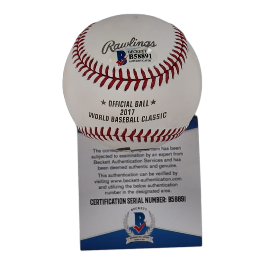 Hector Santiago Signed 2017 World Baseball Classic Baseball (Beckett) at PristineAuction.com Hector Santiago Signed 2017 World Baseball Classic Baseball (Beckett) at PristineAuction.com