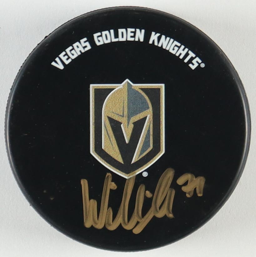 William Karlsson Signed Golden Knights Logo Hockey Puck (Beckett) at PristineAuction.com William Karlsson Signed Golden Knights Logo Hockey Puck (Beckett) at PristineAuction.com