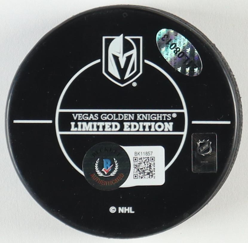 William Karlsson Signed Golden Knights Logo Hockey Puck (Beckett) at PristineAuction.com William Karlsson Signed Golden Knights Logo Hockey Puck (Beckett) at PristineAuction.com