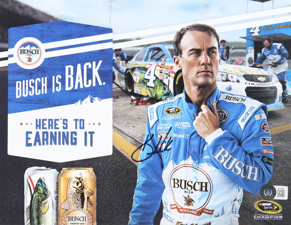 Kevin Harvick Signed NASCAR 8x10 Photo (Beckett) at PristineAuction.com Kevin Harvick Signed NASCAR 8x10 Photo (Beckett) at PristineAuction.com