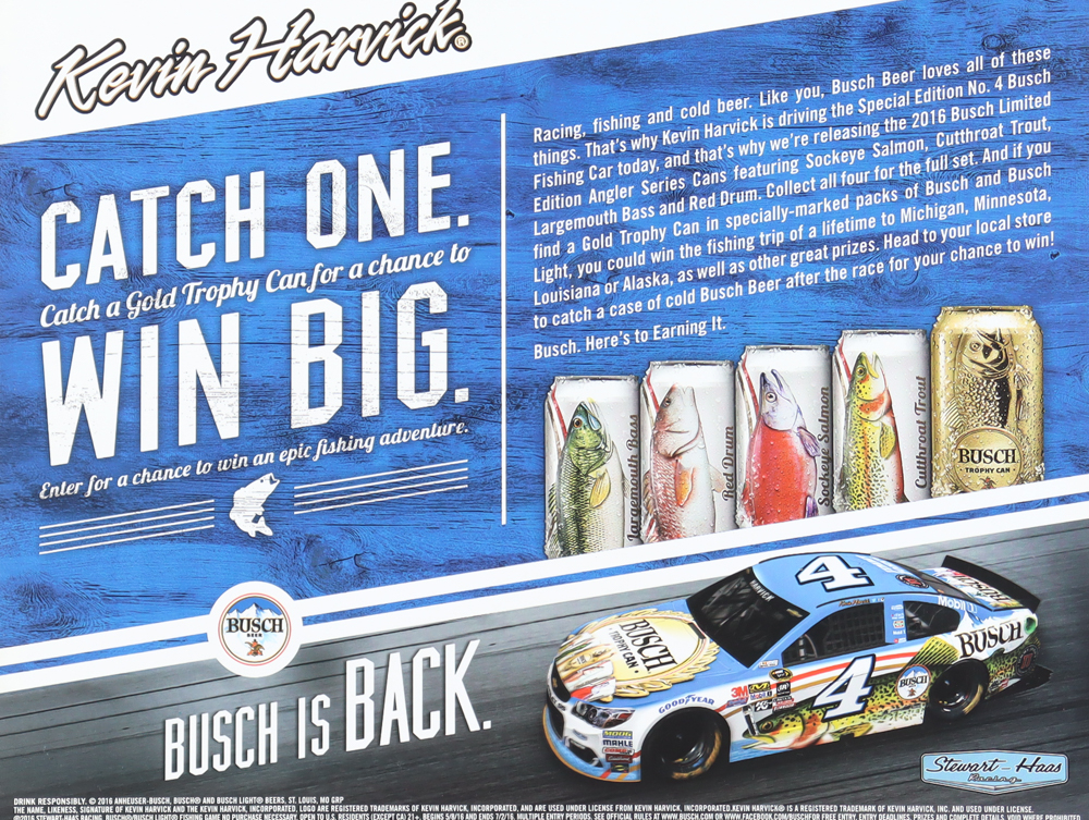 Kevin Harvick Signed NASCAR 8x10 Photo (Beckett) at PristineAuction.com Kevin Harvick Signed NASCAR 8x10 Photo (Beckett) at PristineAuction.com