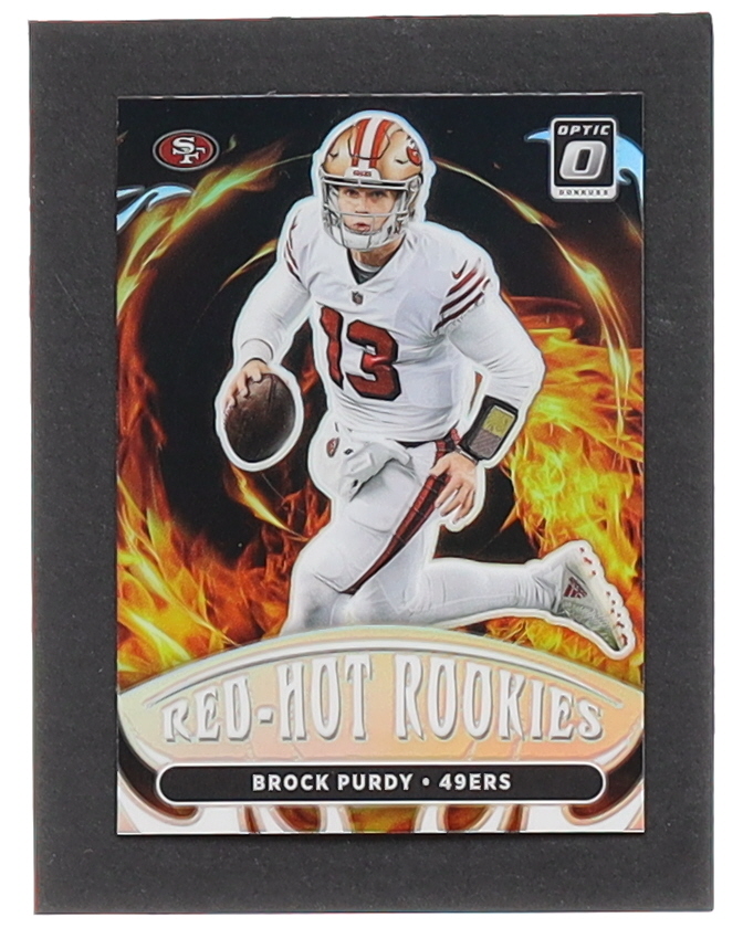 Brock Purdy 2022 Donruss Optic Red Hot Rookies #1 RC at PristineAuction.com Brock Purdy 2022 Donruss Optic Red Hot Rookies #1 RC at PristineAuction.com