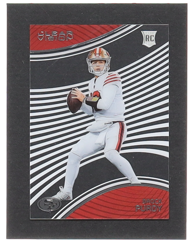 Brock Purdy 2022 Panini Chronicles Clear Vision Rookies #8 RC at PristineAuction.com Brock Purdy 2022 Panini Chronicles Clear Vision Rookies #8 RC at PristineAuction.com
