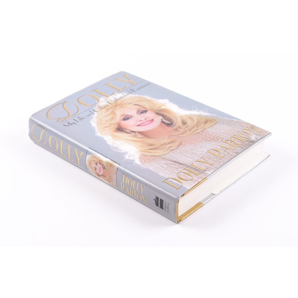 Dolly Parton Signed "Dolly My Life and Other Unfinished Business" Hardcover Book (Beckett
