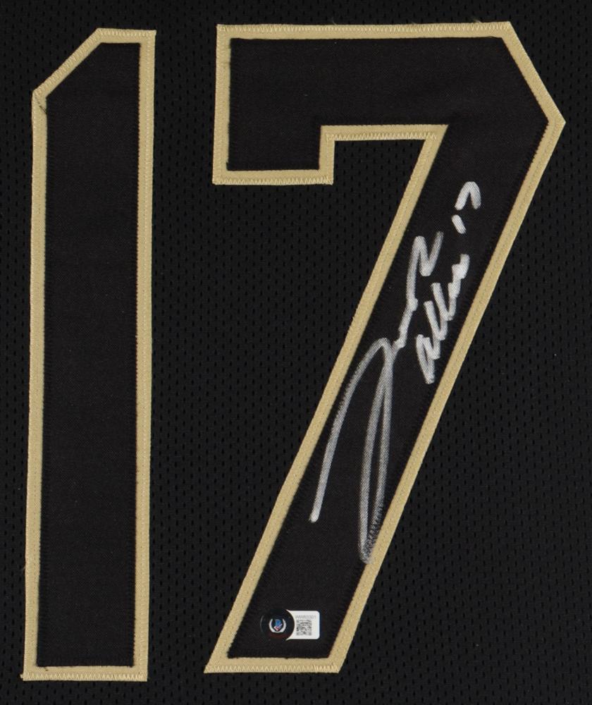 Josh Allen Signed Custom Framed Jersey Display (Beckett) at PristineAuction.com Josh Allen Signed Custom Framed Jersey Display (Beckett) at PristineAuction.com