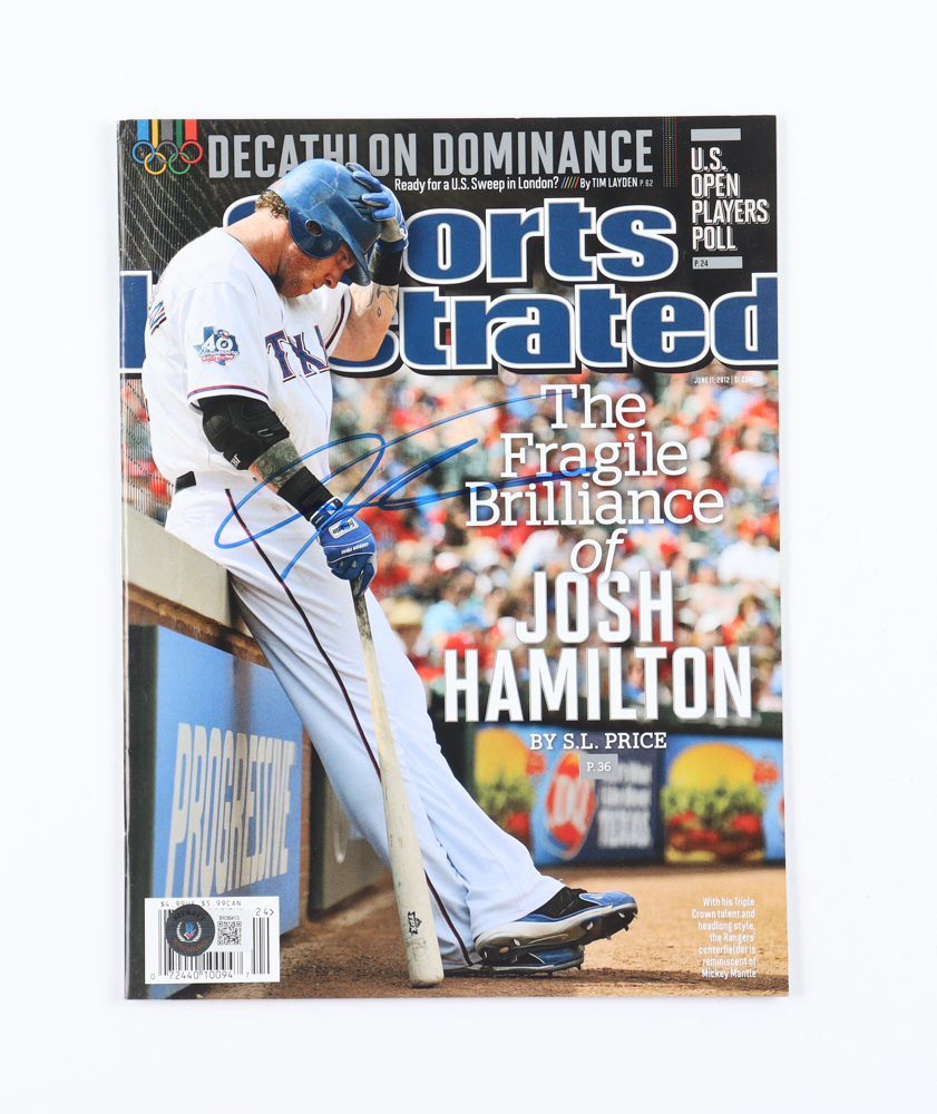 Josh Hamilton Signed 2012 "Sports Illustrated" Magazine (Beckett) at PristineAuction.com Josh Hamilton Signed 2012 "Sports Illustrated" Magazine (Beckett) at PristineAuction.com