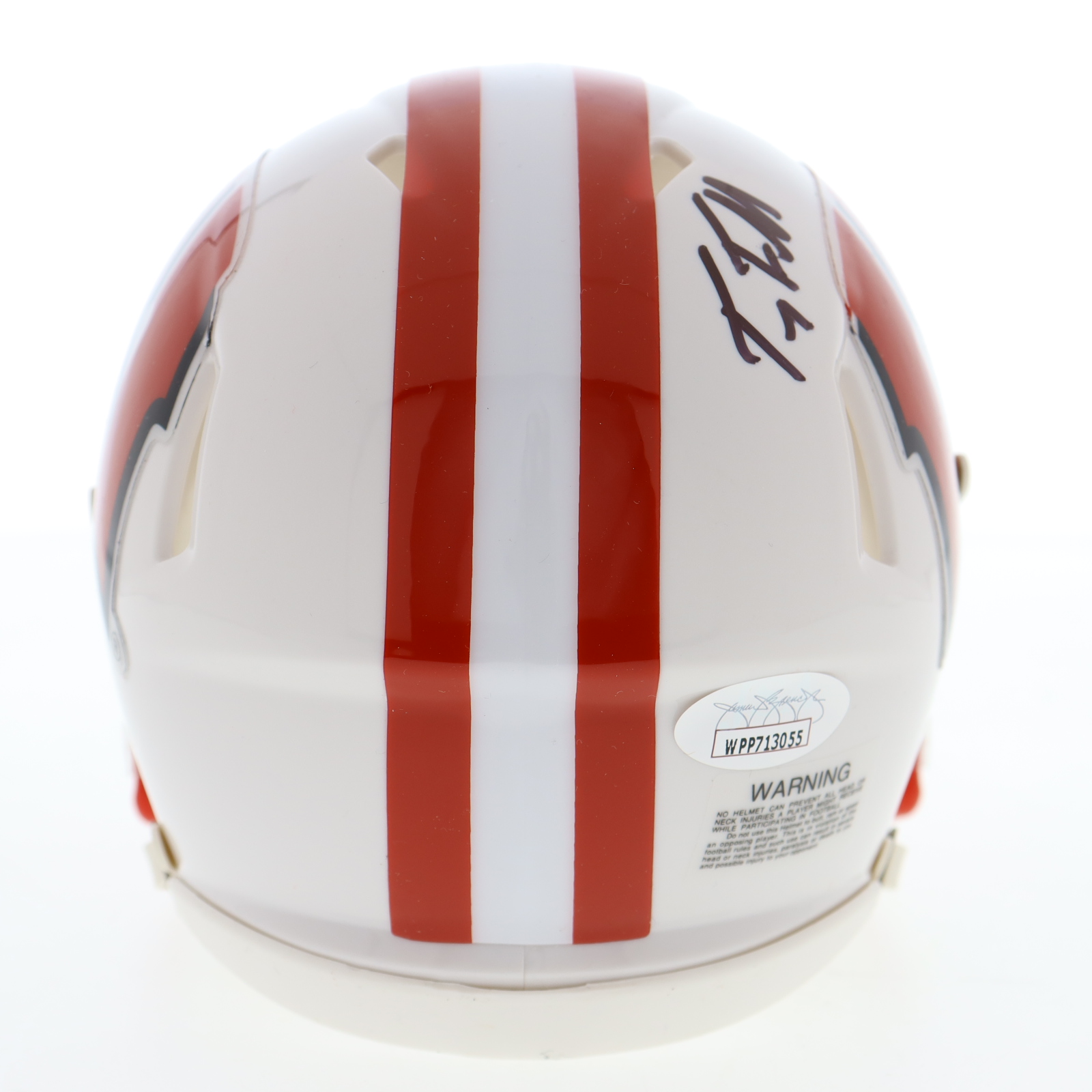 Troy Fumagalli Signed Wisconsin Badgers Speed Mini Helmet (JSA) at PristineAuction.com Troy Fumagalli Signed Wisconsin Badgers Speed Mini Helmet (JSA) at PristineAuction.com