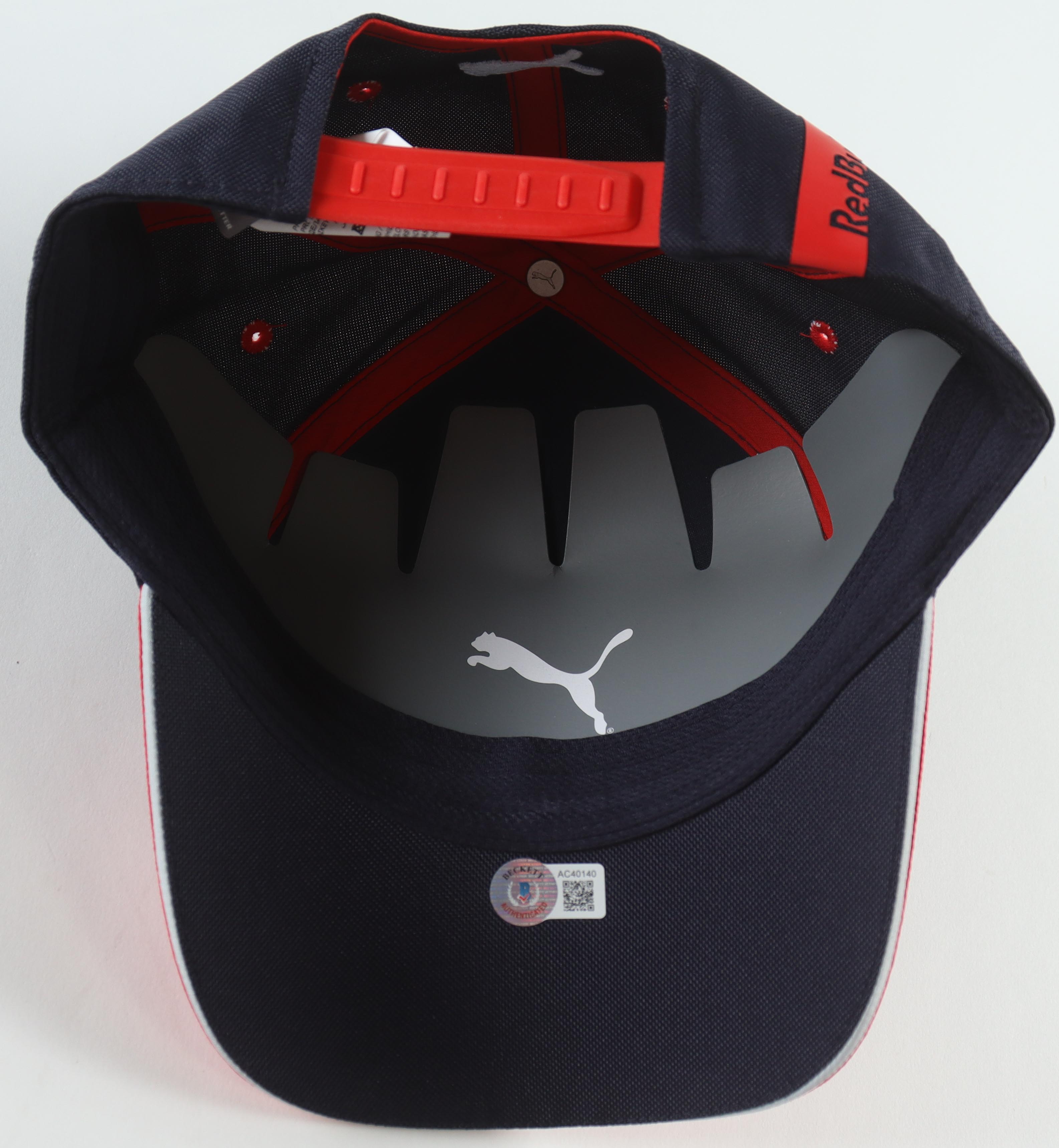 Max Verstappen Signed Redbull Racing Hat (Beckett) at PristineAuction.com Max Verstappen Signed Redbull Racing Hat (Beckett) at PristineAuction.com