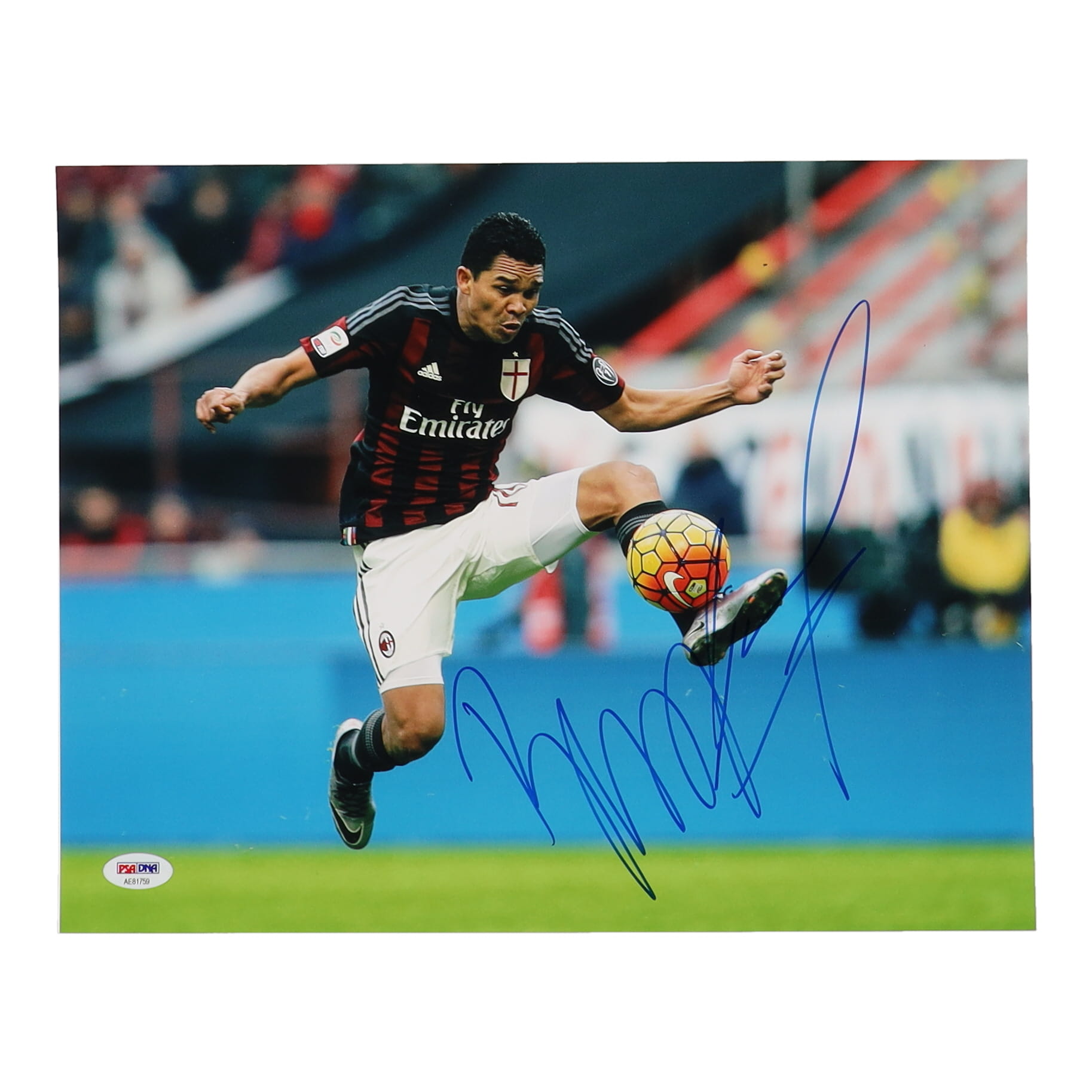 Carlos Bacca Signed AC Milan 11x14 Photo (PSA) at PristineAuction.com Carlos Bacca Signed AC Milan 11x14 Photo (PSA) at PristineAuction.com