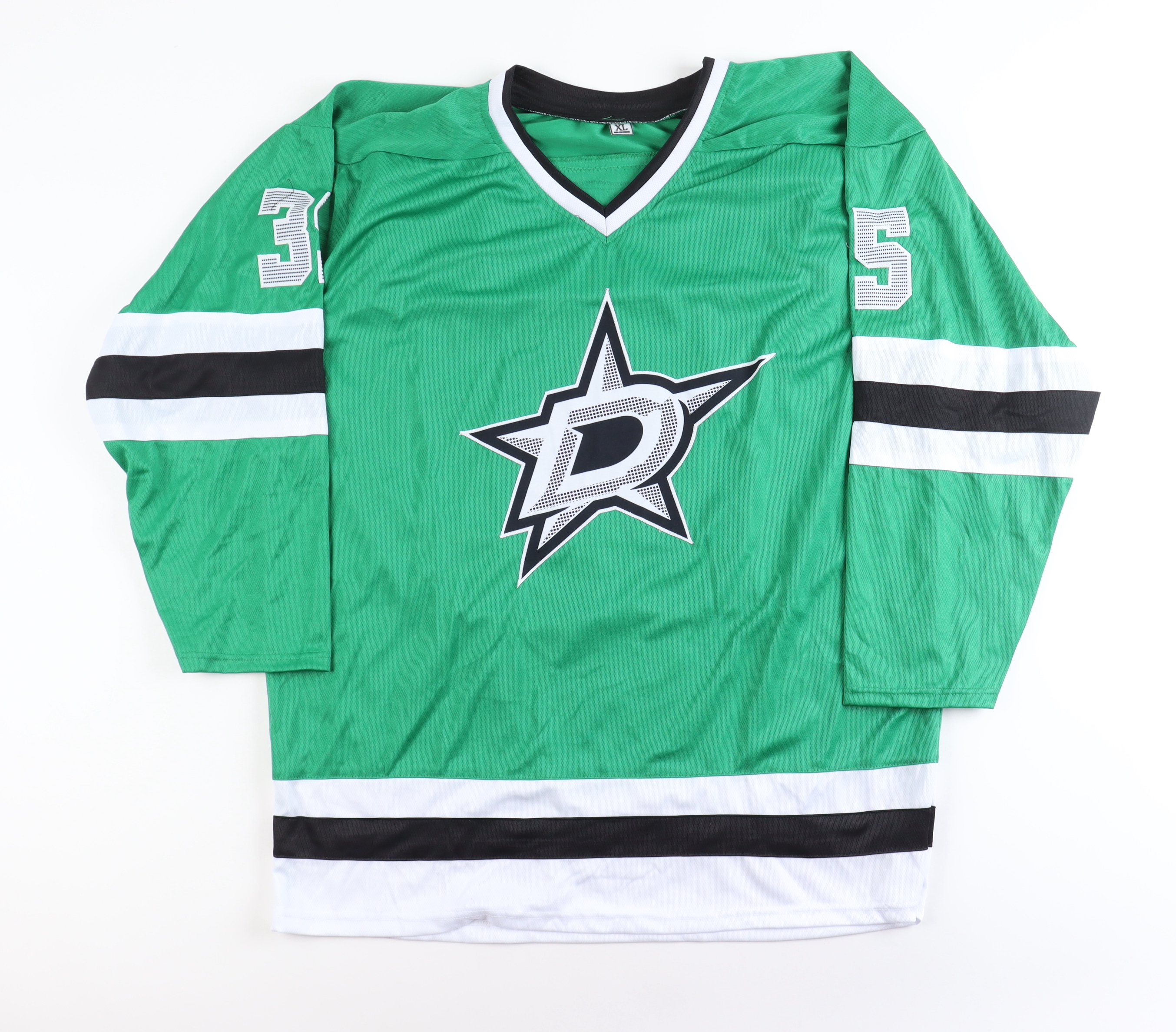 Anton Khudobin Signed Stars Jersey (Khudobin) at PristineAuction.com Anton Khudobin Signed Stars Jersey (Khudobin) at PristineAuction.com
