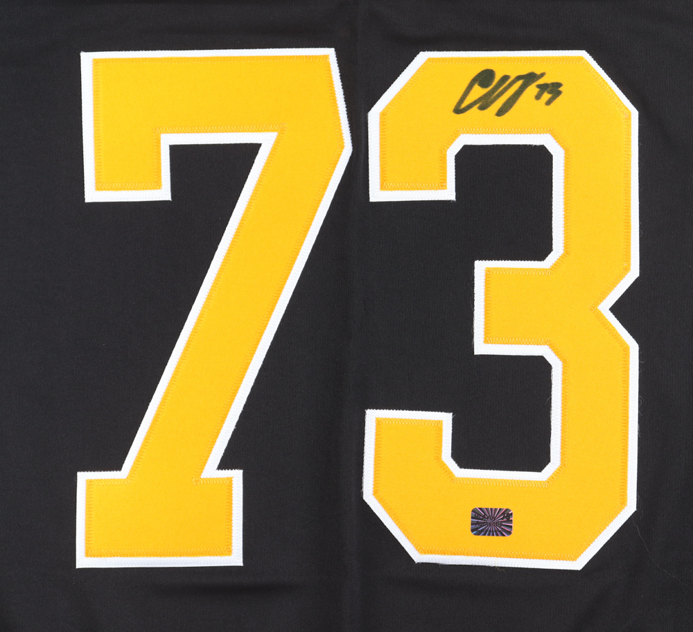 Charlie McAvoy Signed Bruins Jersey Swatch (YSMS & McAvoy) at PristineAuction.com Charlie McAvoy Signed Bruins Jersey Swatch (YSMS & McAvoy) at PristineAuction.com