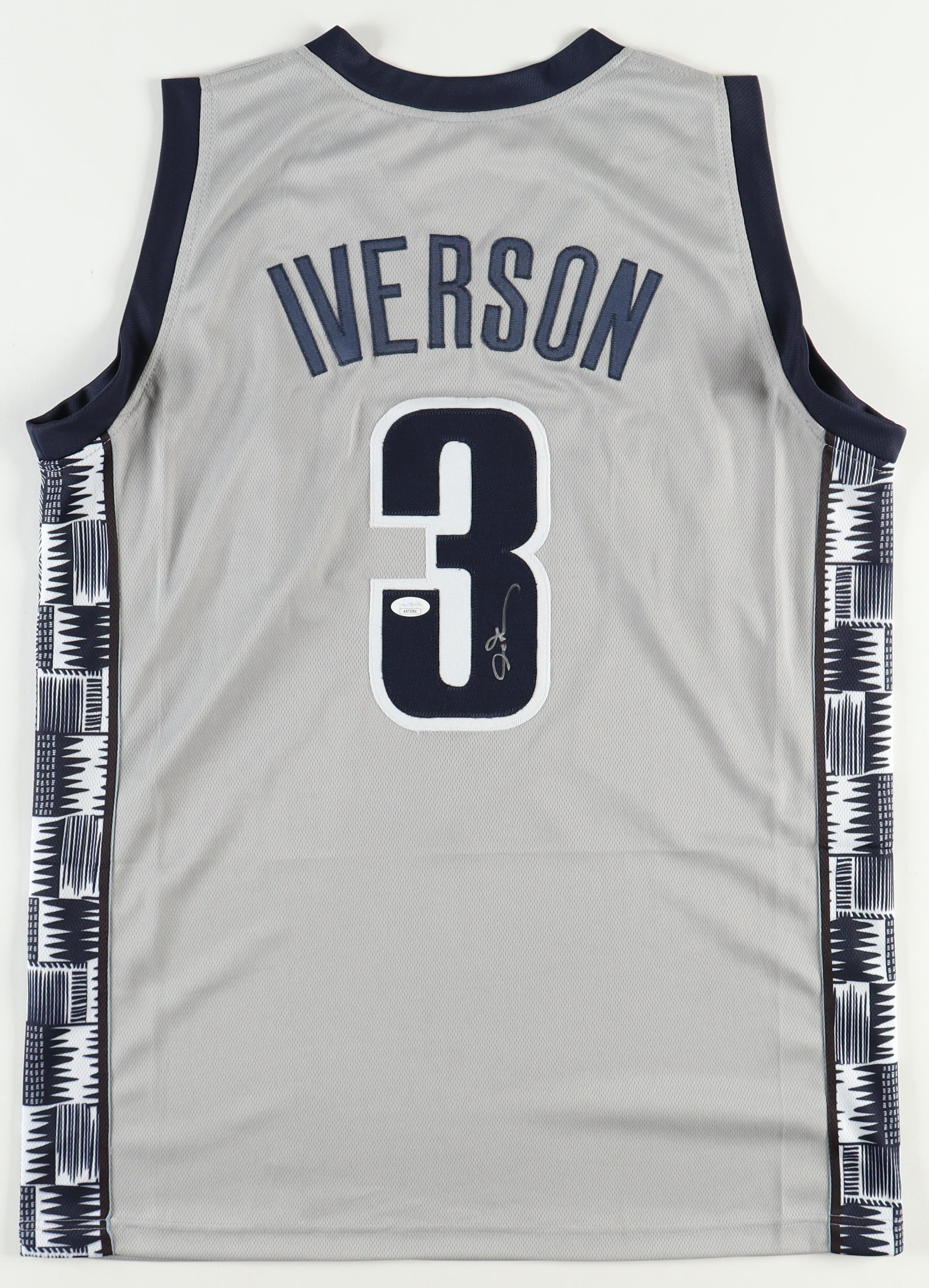 Allen Iverson Signed Jersey (JSA) at PristineAuction.com Allen Iverson Signed Jersey (JSA) at PristineAuction.com