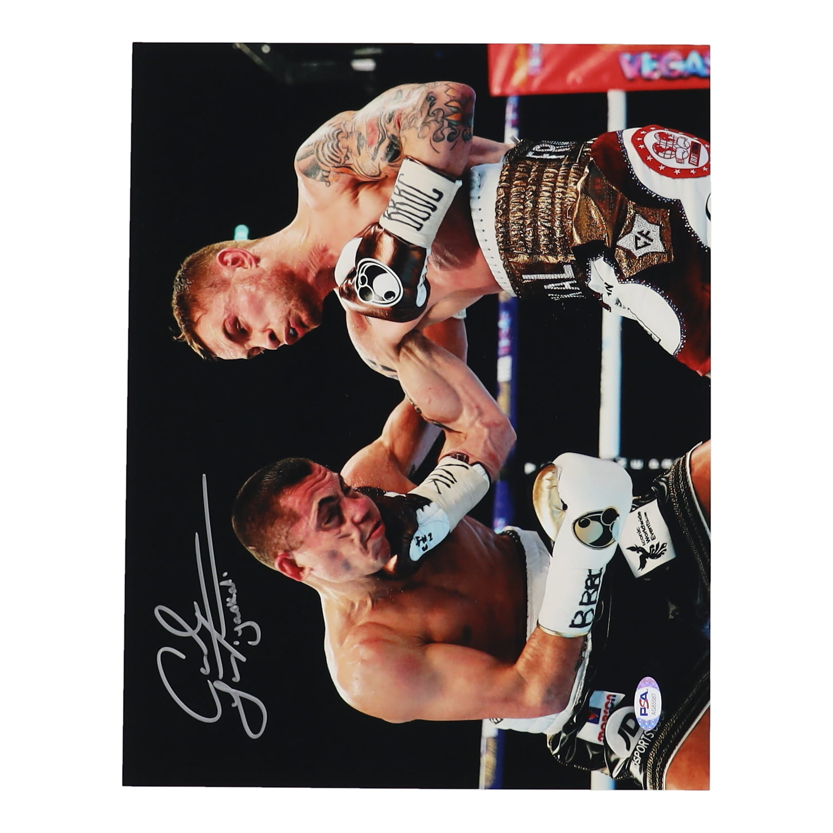 Carl Frampton Signed 11x14 Photo Inscribed "Jackal" (PSA) at PristineAuction.com Carl Frampton Signed 11x14 Photo Inscribed "Jackal" (PSA) at PristineAuction.com