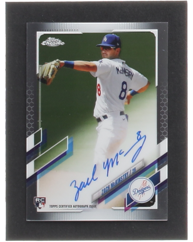 Zach McKinstry 2021 Topps Chrome Rookie Autographs #RAZM RC at PristineAuction.com Zach McKinstry 2021 Topps Chrome Rookie Autographs #RAZM RC at PristineAuction.com