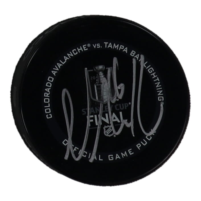 Nicolas Aube-Kubel Signed 2022 Stanley Cup Final Hockey Puck (Fanatics) at PristineAuction.com Nicolas Aube-Kubel Signed 2022 Stanley Cup Final Hockey Puck (Fanatics) at PristineAuction.com