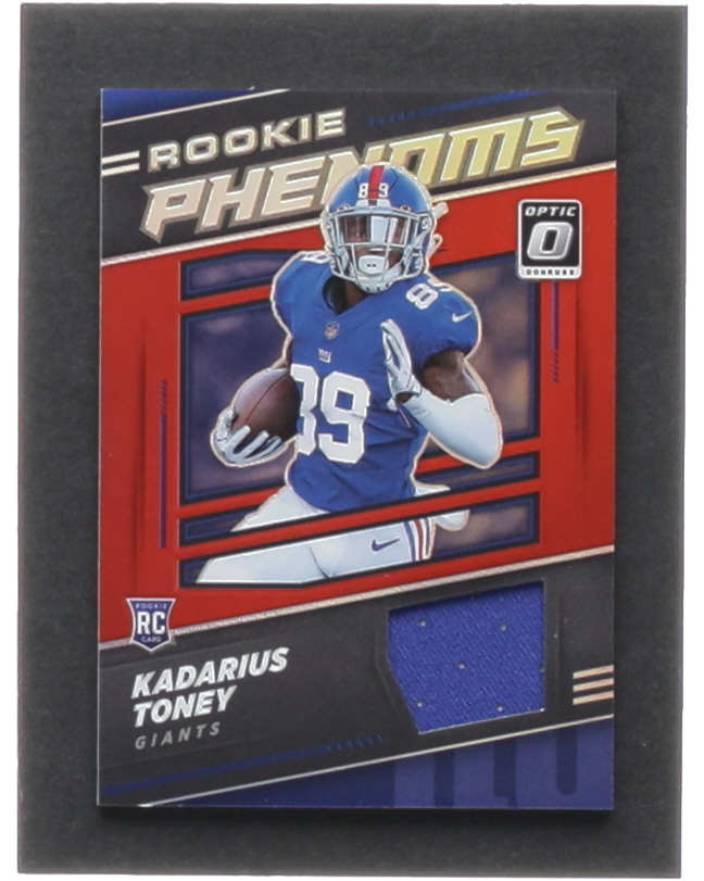 Kadarius Toney 2021 Donruss Optic Rookie Phenoms Jerseys #12 RC at PristineAuction.com Kadarius Toney 2021 Donruss Optic Rookie Phenoms Jerseys #12 RC at PristineAuction.com