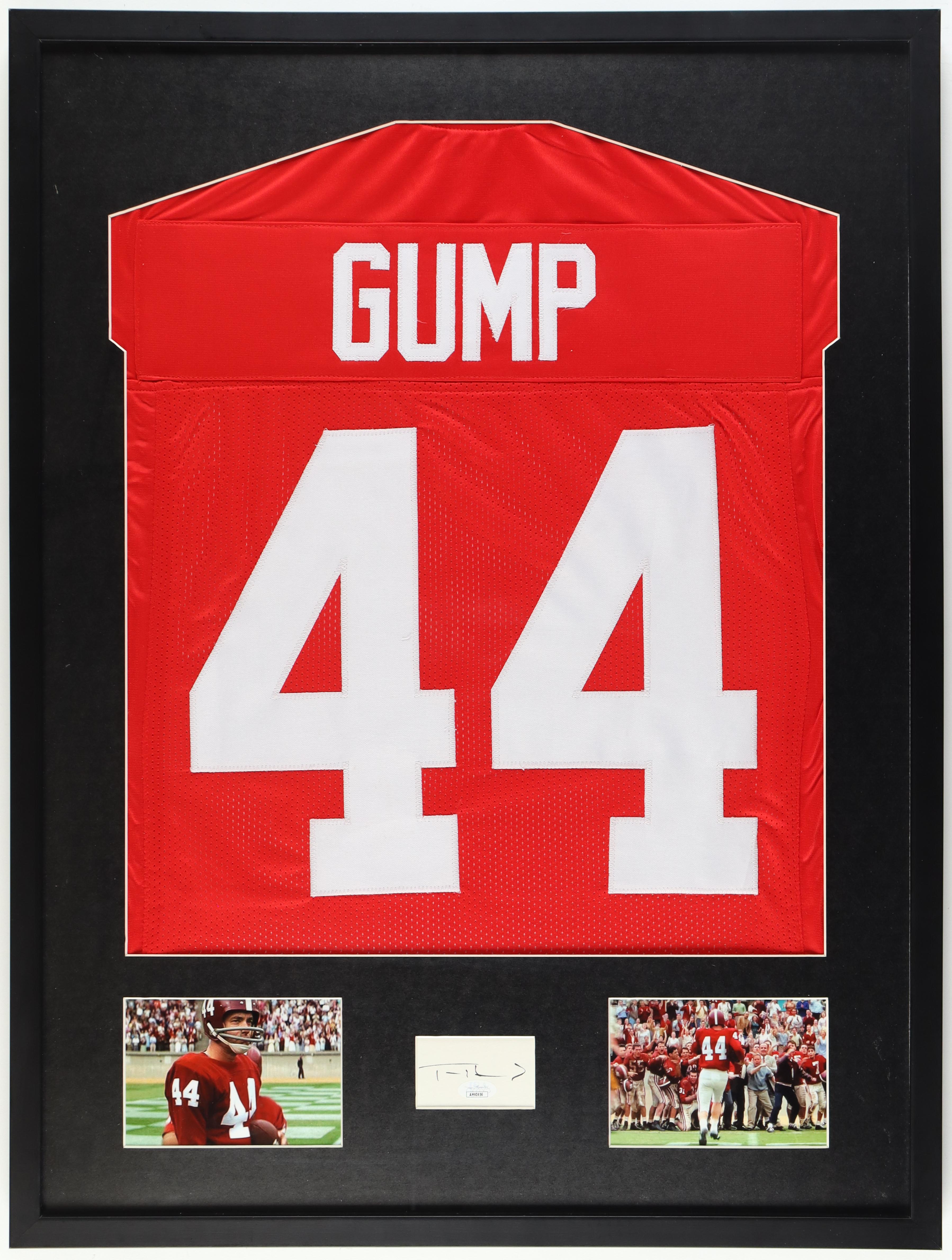 Tom Hanks Signed Custom Framed Cut Display with Jersey (JSA) at PristineAuction.com Tom Hanks Signed Custom Framed Cut Display with Jersey (JSA) at PristineAuction.com