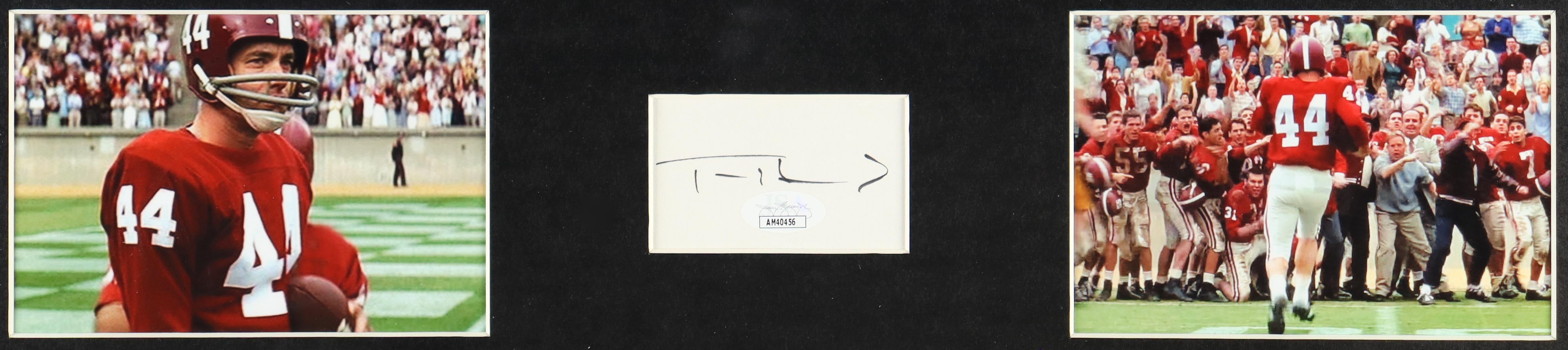 Tom Hanks Signed Custom Framed Cut Display with Jersey (JSA) at PristineAuction.com Tom Hanks Signed Custom Framed Cut Display with Jersey (JSA) at PristineAuction.com