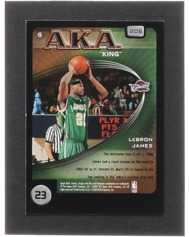 LeBron James 2003-04 Upper Deck Victory #206 AKA RC at PristineAuction.com LeBron James 2003-04 Upper Deck Victory #206 AKA RC at PristineAuction.com