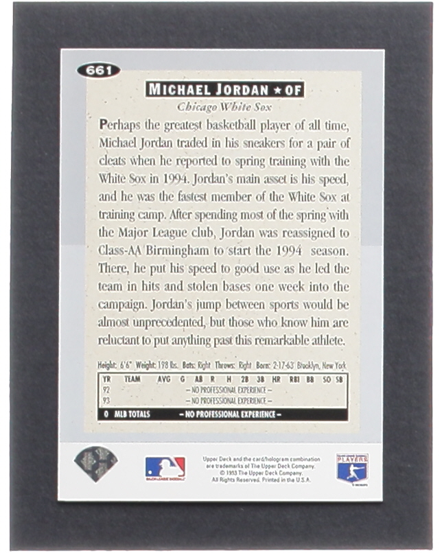 Michael Jordan 1994 Collector's Choice #661 RC at PristineAuction.com Michael Jordan 1994 Collector's Choice #661 RC at PristineAuction.com
