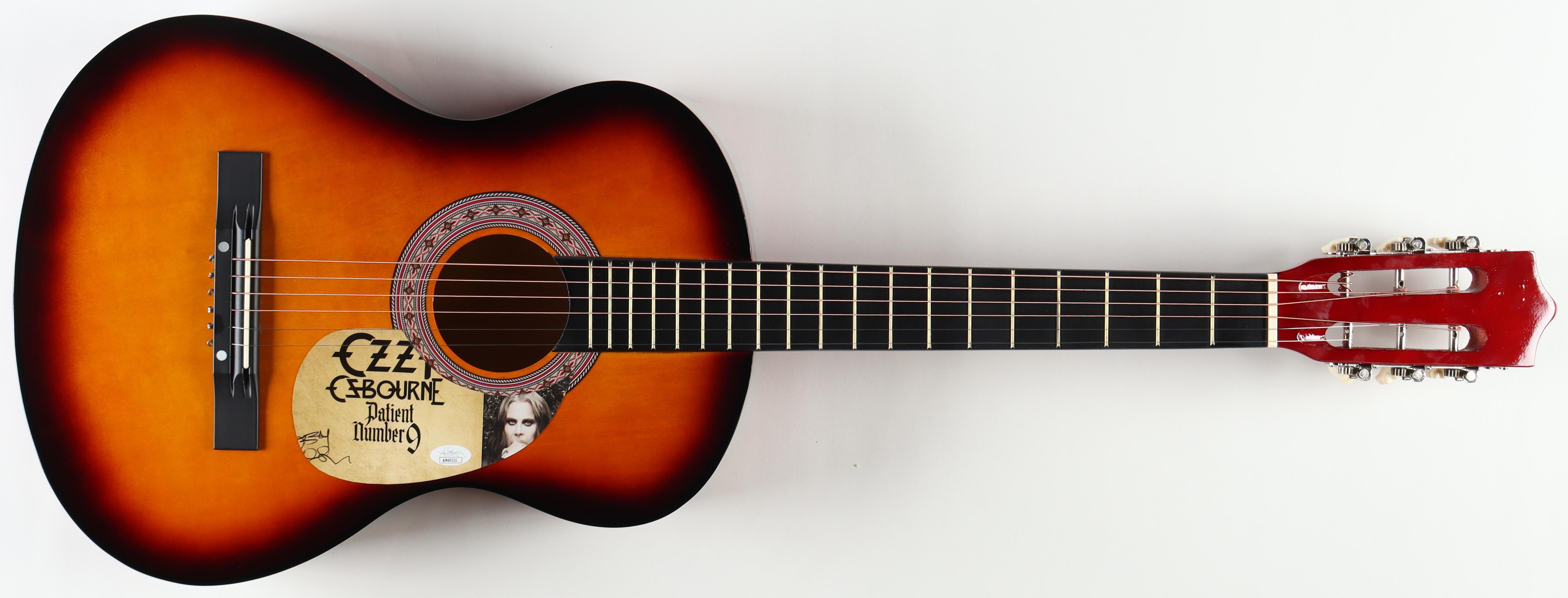 Ozzy Osbourne Signed 38" Acoustic Guitar (JSA) at PristineAuction.com Ozzy Osbourne Signed 38" Acoustic Guitar (JSA) at PristineAuction.com