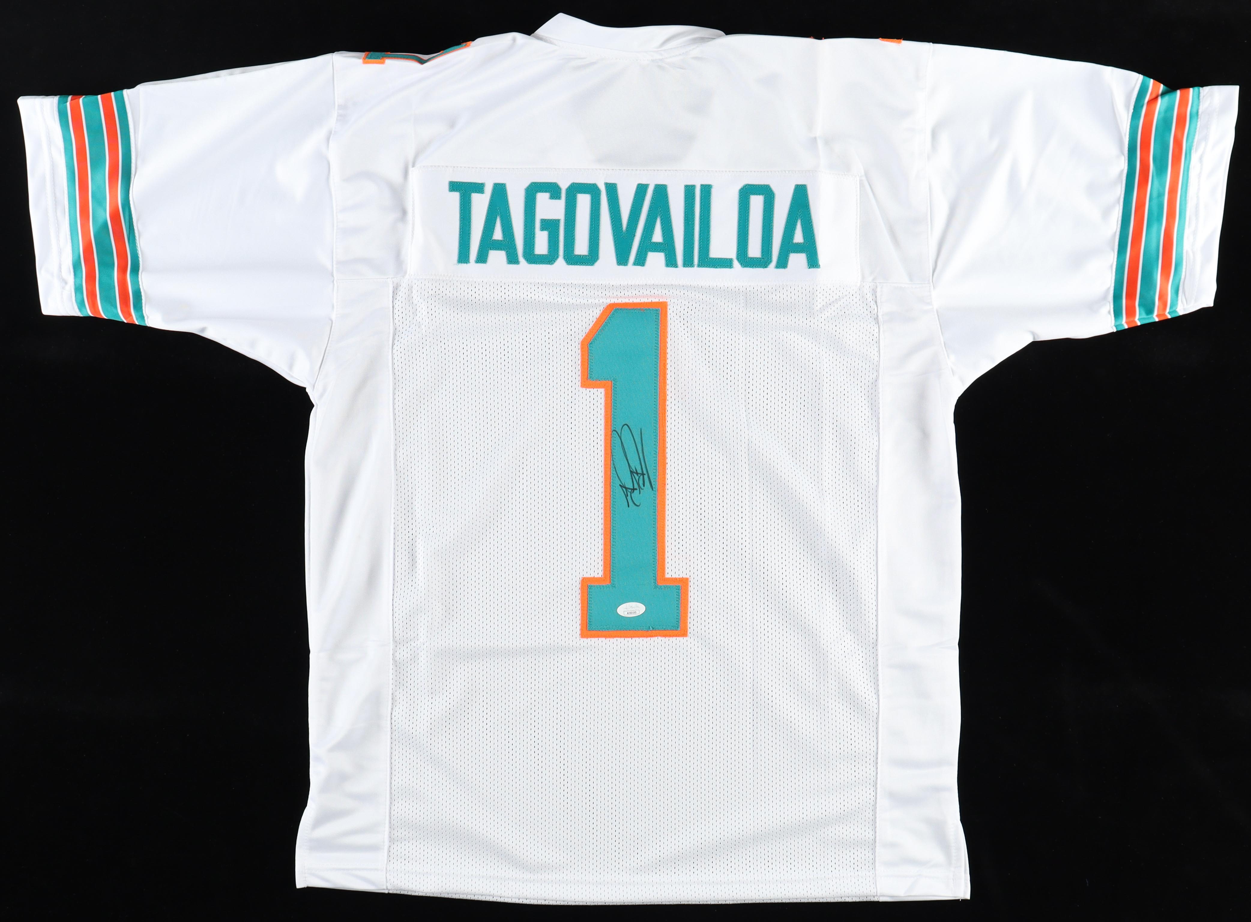 Tua Tagovailoa Signed Jersey (JSA) at PristineAuction.com Tua Tagovailoa Signed Jersey (JSA) at PristineAuction.com