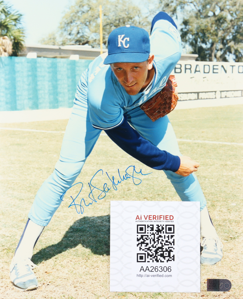 Bret Saberhagen Signed Royals 8x10 Photo (AIV) at PristineAuction.com Bret Saberhagen Signed Royals 8x10 Photo (AIV) at PristineAuction.com