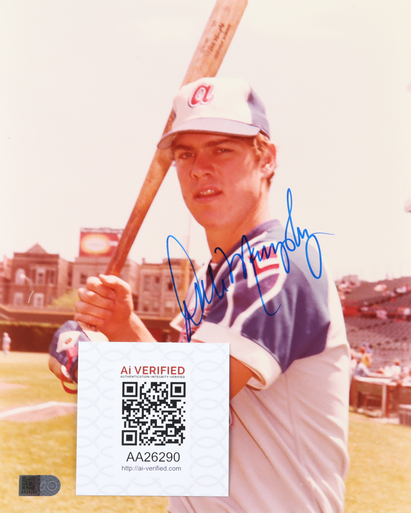 Dale Murphy Signed Braves 8x10 Photo (AIV) at PristineAuction.com Dale Murphy Signed Braves 8x10 Photo (AIV) at PristineAuction.com