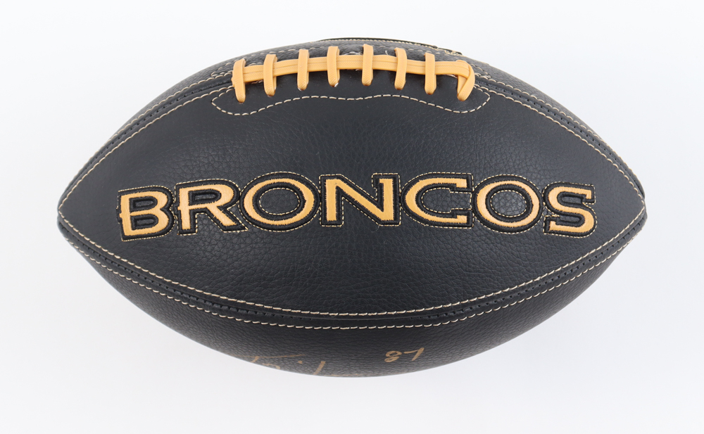 Ed McCaffrey Signed Broncos Logo Football (Beckett) at PristineAuction.com Ed McCaffrey Signed Broncos Logo Football (Beckett) at PristineAuction.com