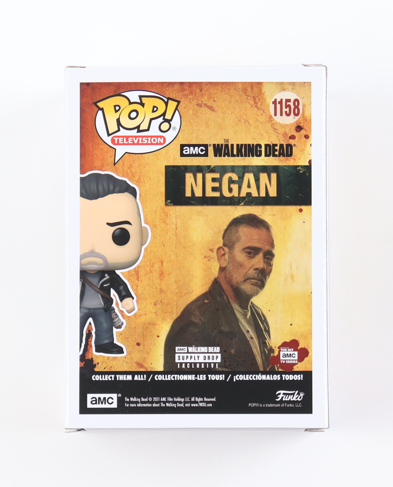 Jeffrey Dean Morgan Signed "The Walking Dead" #1158 Negan Funko Pop! Vinyl Figure (Beckett) at PristineAuction.com Jeffrey Dean Morgan Signed "The Walking Dead" #1158 Negan Funko Pop! Vinyl Figure (Beckett) at PristineAuction.com