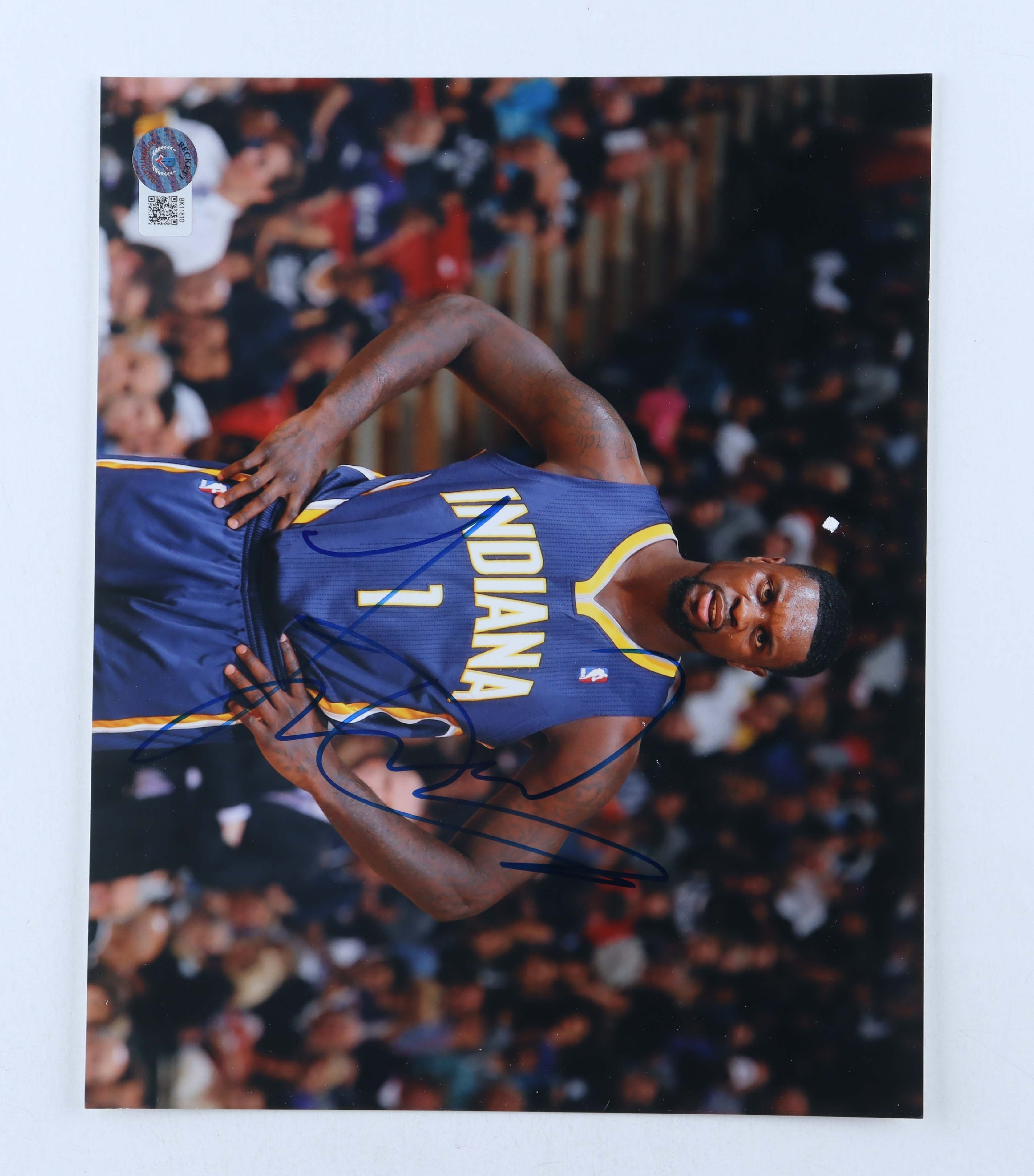 Lance Stephenson Signed Pacers 8x10 Photo (Beckett) at PristineAuction.com Lance Stephenson Signed Pacers 8x10 Photo (Beckett) at PristineAuction.com
