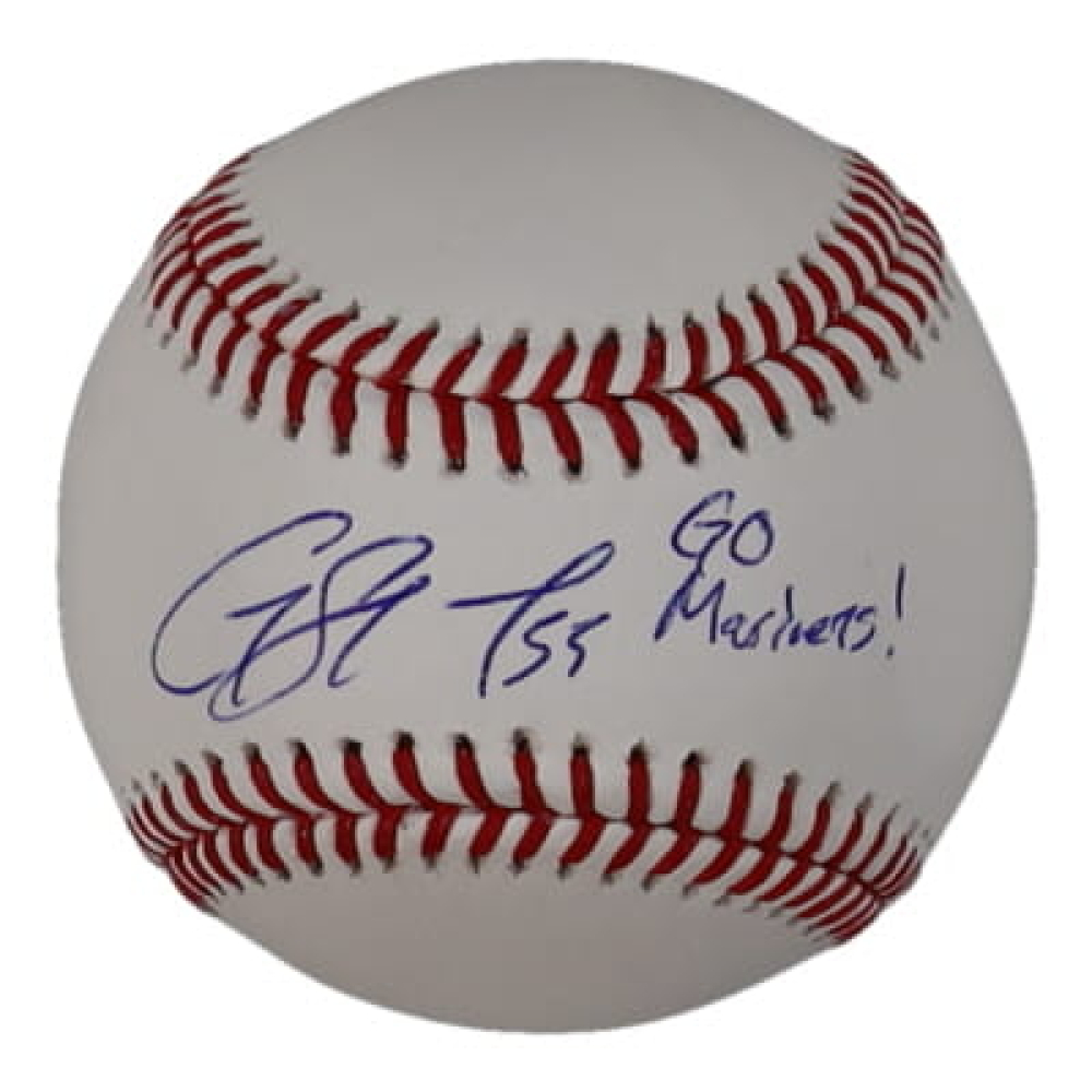Gabe Speier Signed OML Baseball Inscribed "Go Mariners!" (PSA