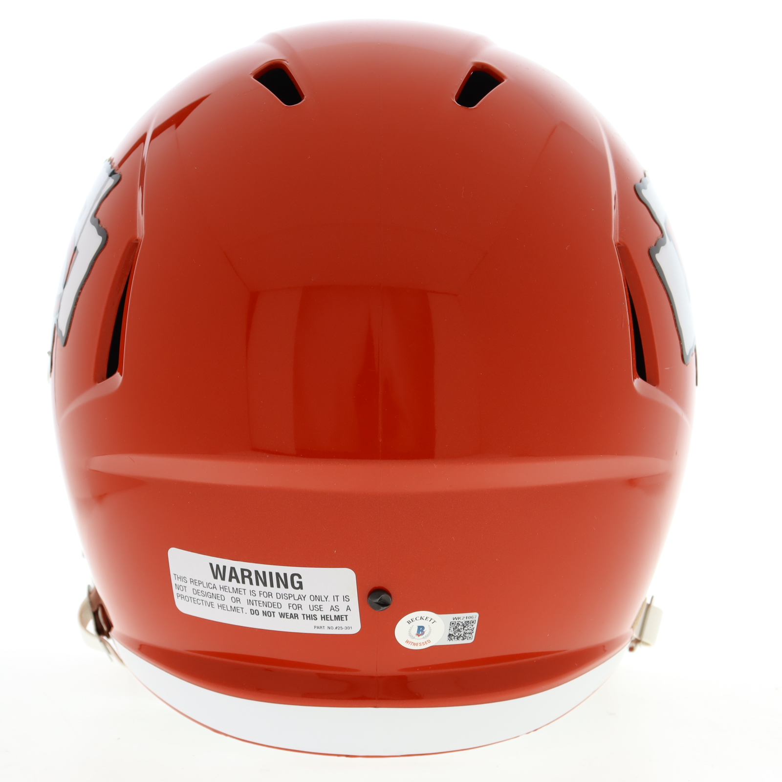 Patrick Willis Signed Chiefs Full-Size Speed Helmet (Beckett) at PristineAuction.com Patrick Willis Signed Chiefs Full-Size Speed Helmet (Beckett) at PristineAuction.com