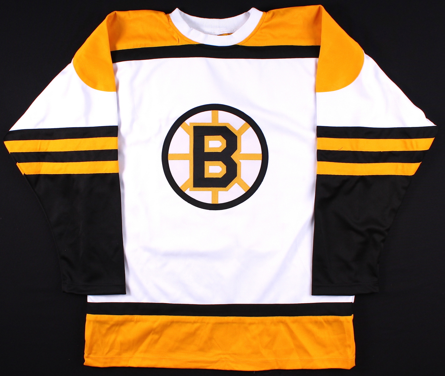 Milt Schmidt Signed Bruins Jersey Inscribed "HOF 1961" (GA COA) at PristineAuction.com Milt Schmidt Signed Bruins Jersey Inscribed "HOF 1961" (GA COA) at PristineAuction.com