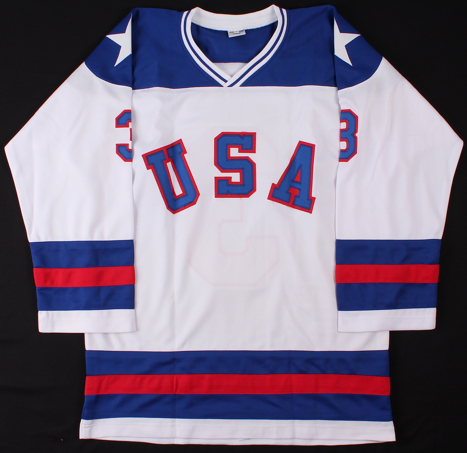 Ken Morrow Signed Team USA Jersey (SI COA & JSA) at PristineAuction.com Ken Morrow Signed Team USA Jersey (SI COA & JSA) at PristineAuction.com