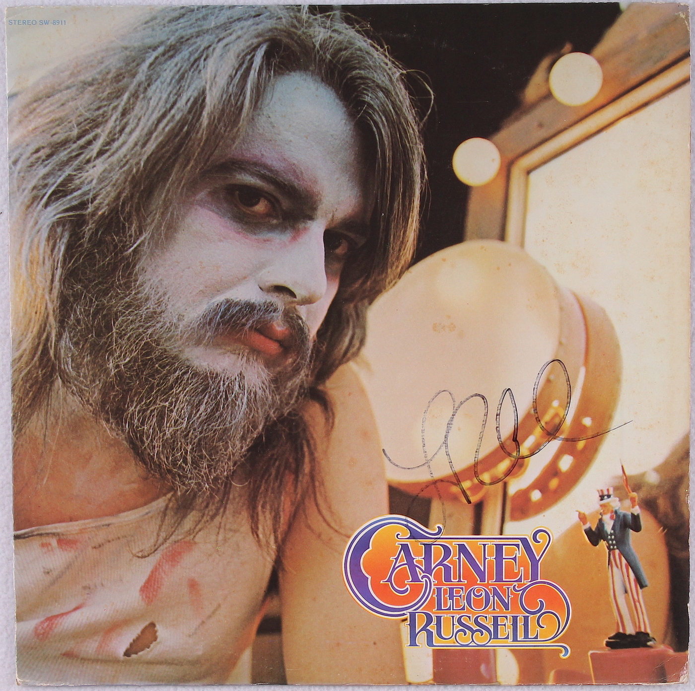 Leon Russell Signed "Carney" Record Album Cover (JSA COA) at PristineAuction.com Leon Russell Signed "Carney" Record Album Cover (JSA COA) at PristineAuction.com