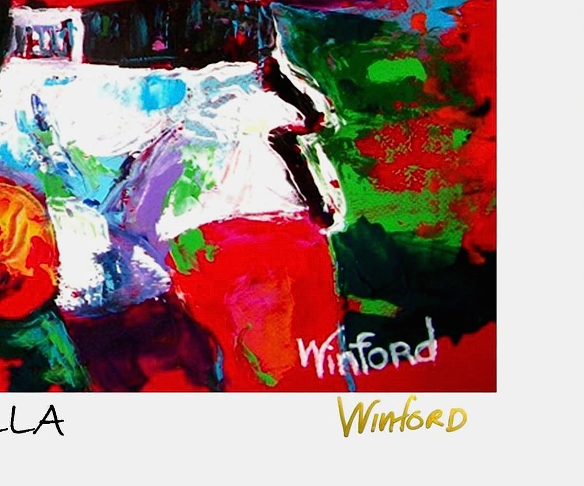 Muhammad Ali vs. Joe Frazier 11x17 "Thrilla in Manilla" Signed Winford Lithograph (Winford COA) at PristineAuction.com Muhammad Ali vs. Joe Frazier 11x17 "Thrilla in Manilla" Signed Winford Lithograph (Winford COA) at PristineAuction.com