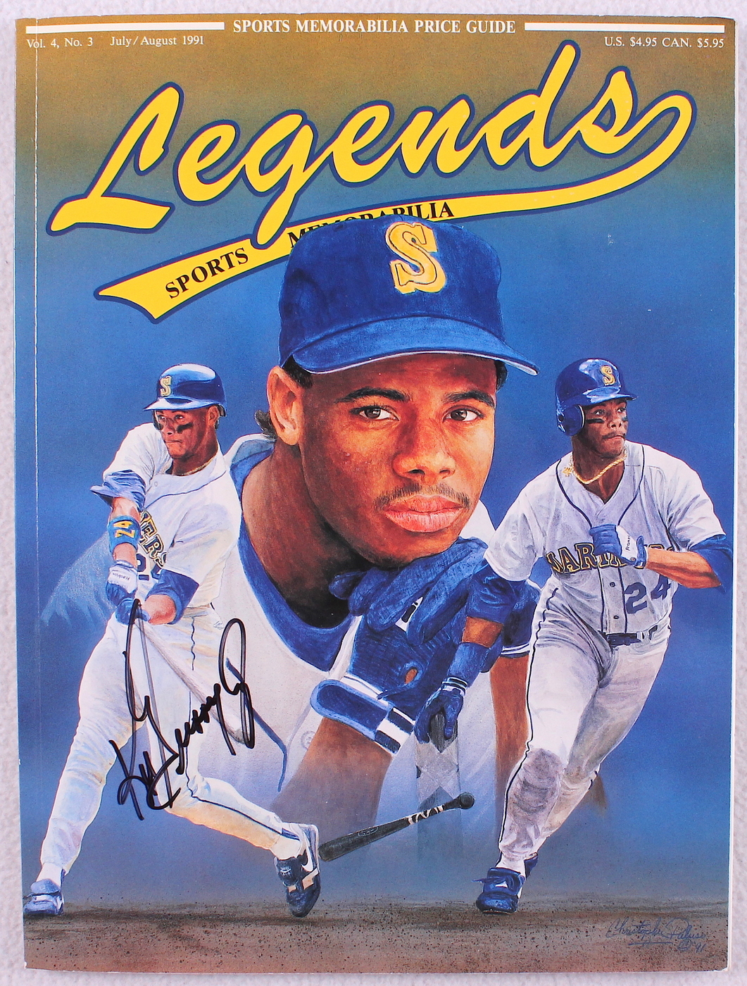 Ken Griffey Jr. Signed Mariners Legends Sports Memorabilia Magazine (JSA COA) at PristineAuction.com Ken Griffey Jr. Signed Mariners Legends Sports Memorabilia Magazine (JSA COA) at PristineAuction.com