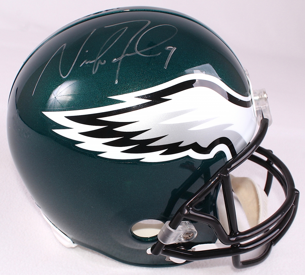 Nick Foles Signed Eagles FullSize Helmet (PSA COA) Pristine Auction