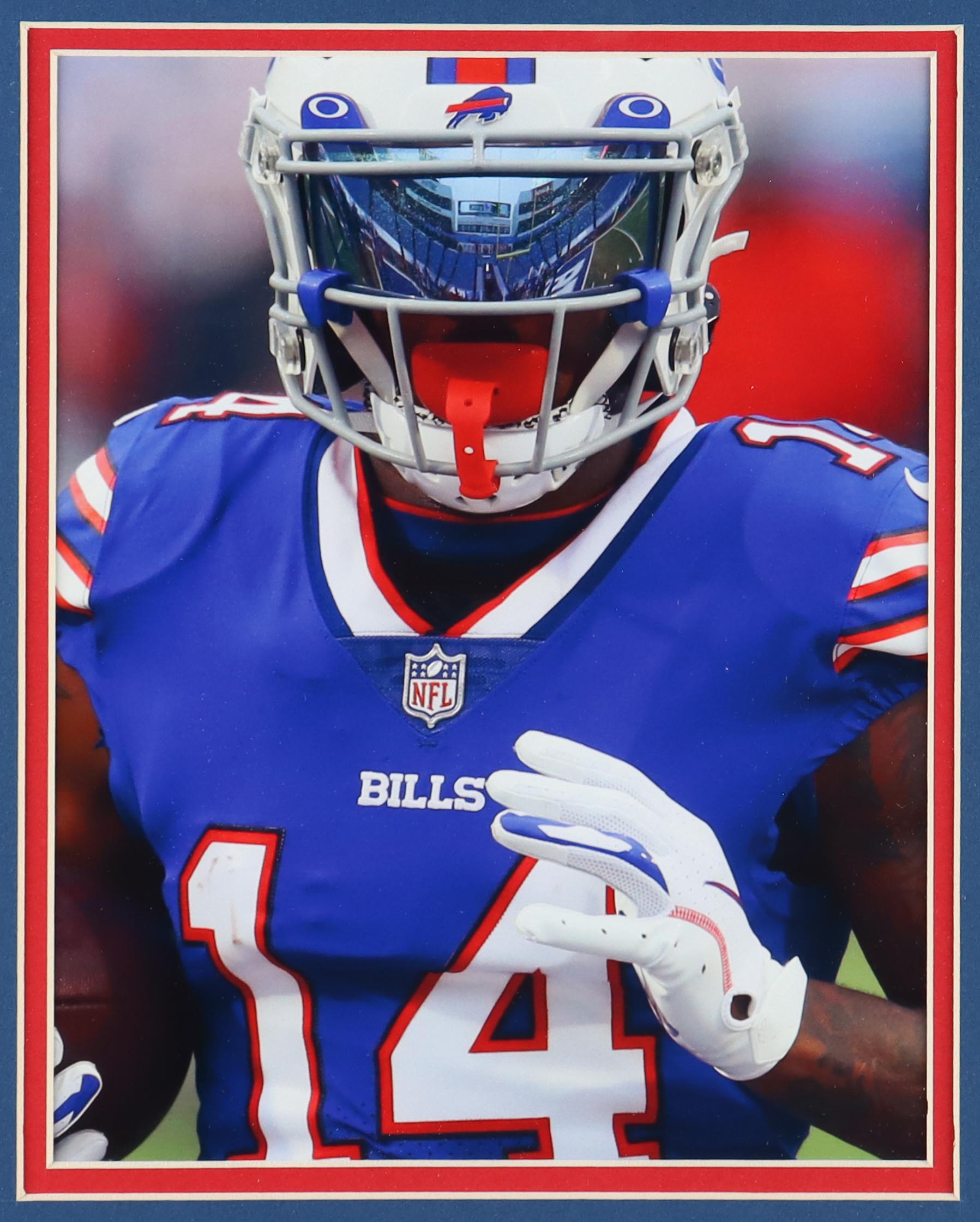 Stefon Diggs Signed Custom Framed Jersey Display (Beckett) at PristineAuction.com Stefon Diggs Signed Custom Framed Jersey Display (Beckett) at PristineAuction.com