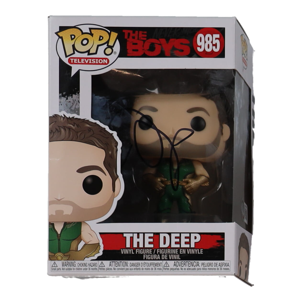 Chase Crawford Signed "The Boys" #985 The Deep Funko Pop! Vinyl Figure (Beckett) at PristineAuction.com Chase Crawford Signed "The Boys" #985 The Deep Funko Pop! Vinyl Figure (Beckett) at PristineAuction.com