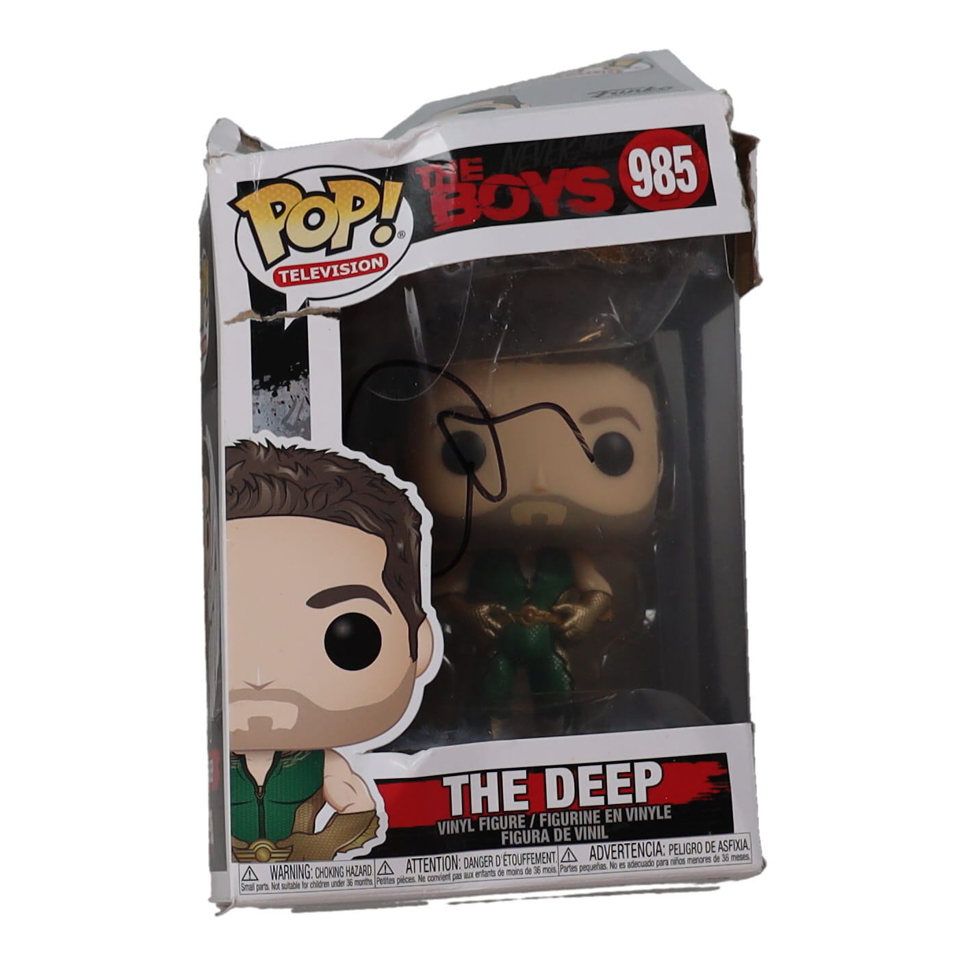 Chase Crawford Signed "The Boys" #985 The Deep Funko Pop! Vinyl Figure (Beckett) at PristineAuction.com Chase Crawford Signed "The Boys" #985 The Deep Funko Pop! Vinyl Figure (Beckett) at PristineAuction.com