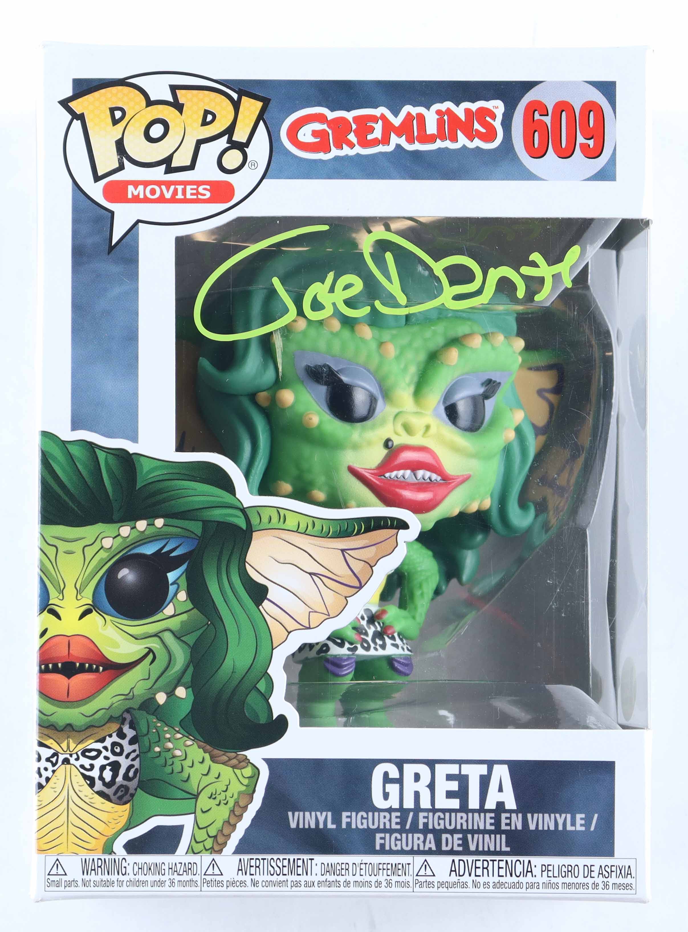 Joe Dante Signed "Gremlins" #609 Greta Funko Pop! Vinyl Figure (Beckett) at PristineAuction.com Joe Dante Signed "Gremlins" #609 Greta Funko Pop! Vinyl Figure (Beckett) at PristineAuction.com