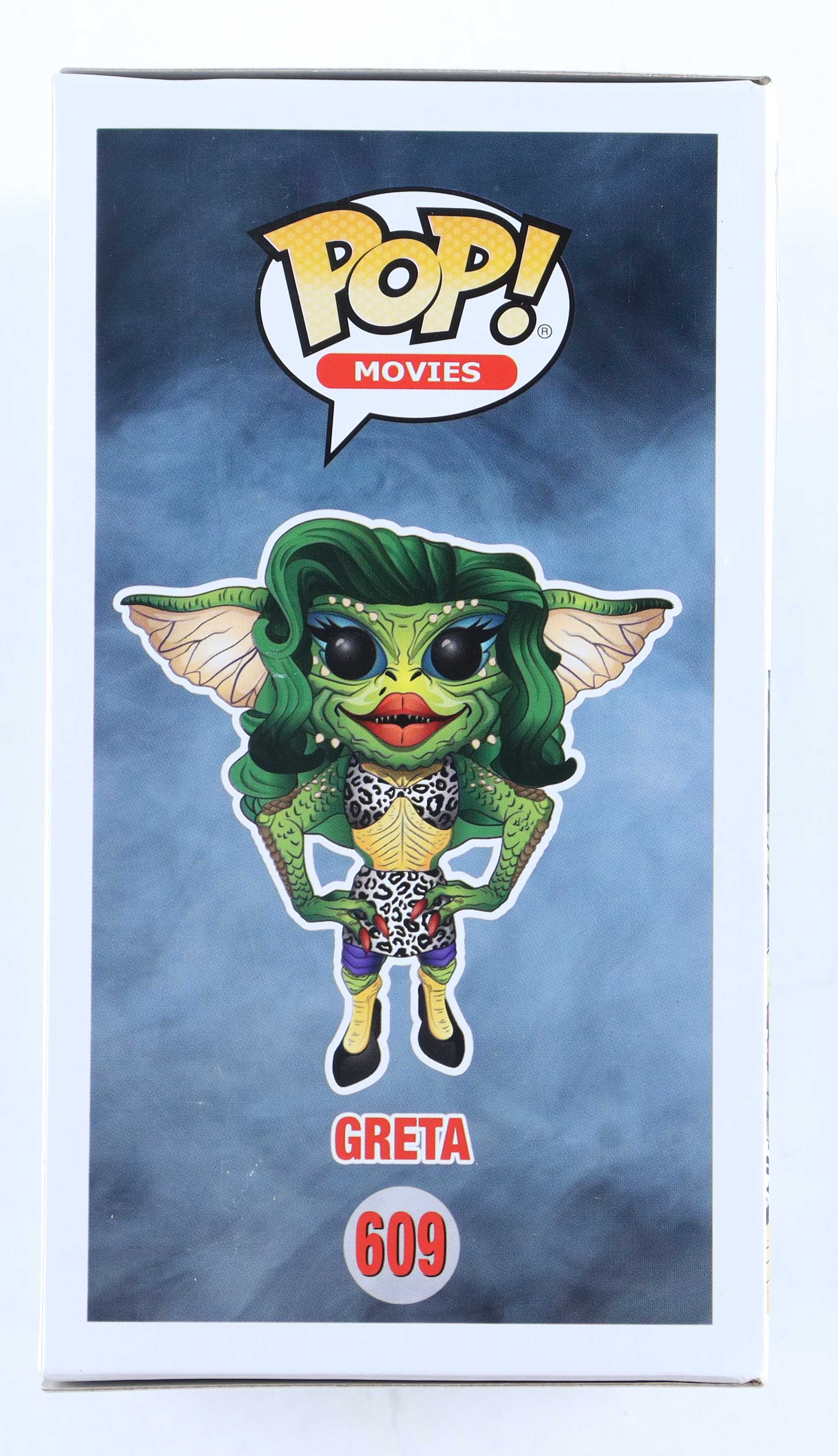 Joe Dante Signed "Gremlins" #609 Greta Funko Pop! Vinyl Figure (Beckett) at PristineAuction.com Joe Dante Signed "Gremlins" #609 Greta Funko Pop! Vinyl Figure (Beckett) at PristineAuction.com