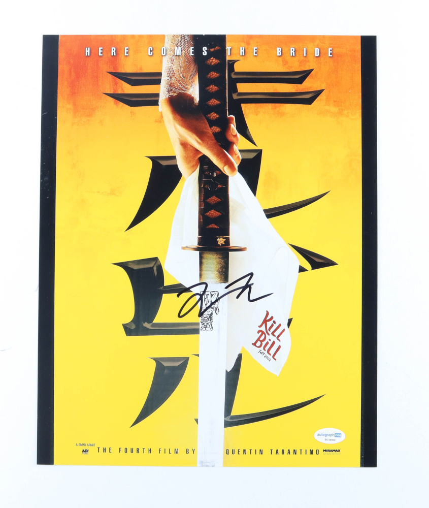 Quentin Tarantino Signed "Kill Bill" 11x14 Photo (AutographCOA) Pristine Auction
